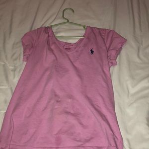 Pink polo T-shirt , Size medium